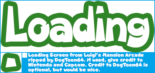 Luigi's Mansion Arcade - Loading Screen