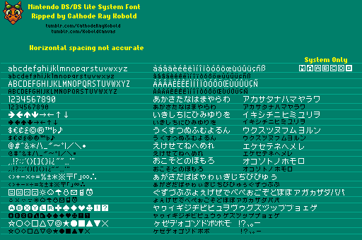 System BIOS (DS) - System Font