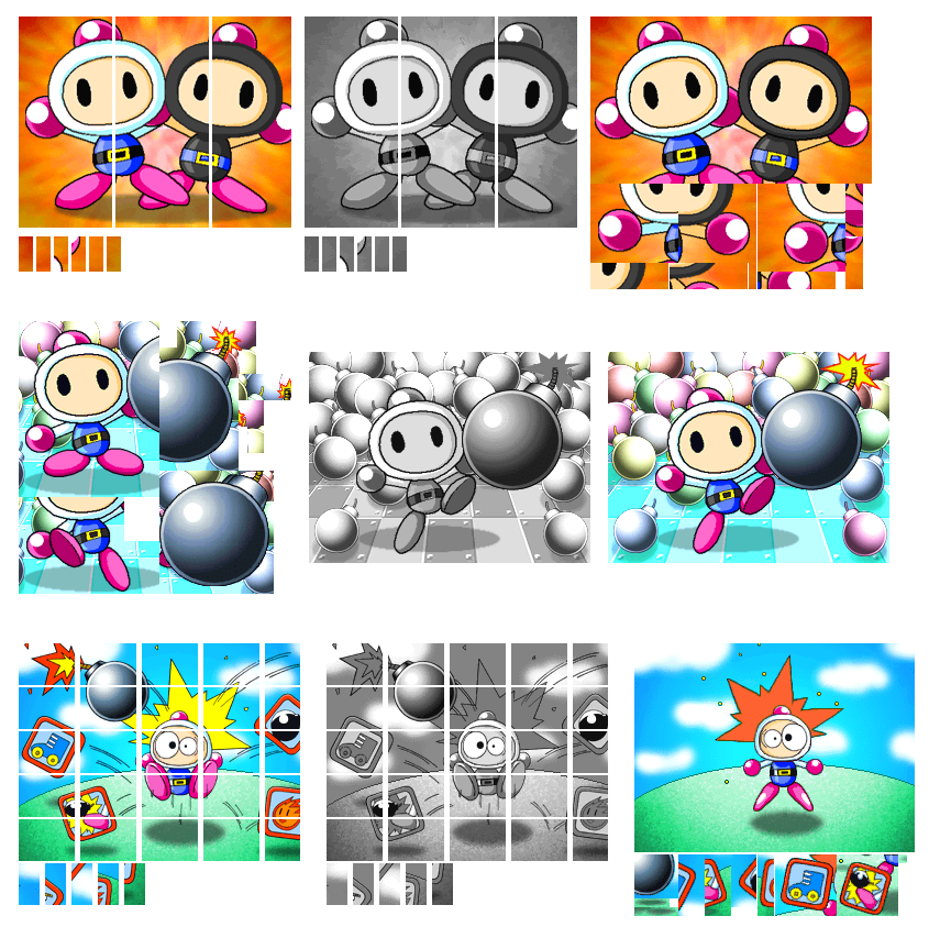 Bomberman Land - Slider Puzzles