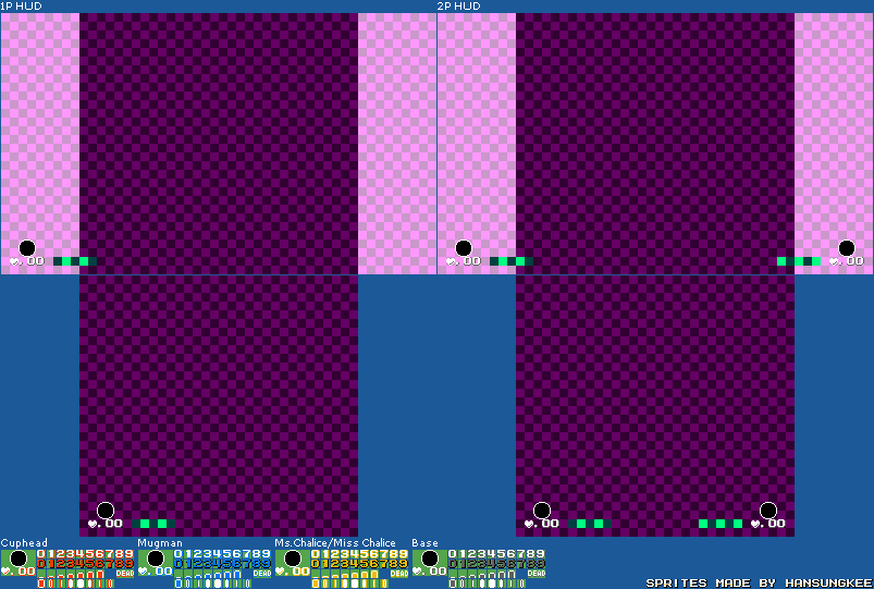 Cuphead Customs - HUD (NES-Style)