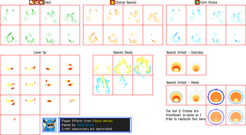 Klonoa Heroes - Player Effects