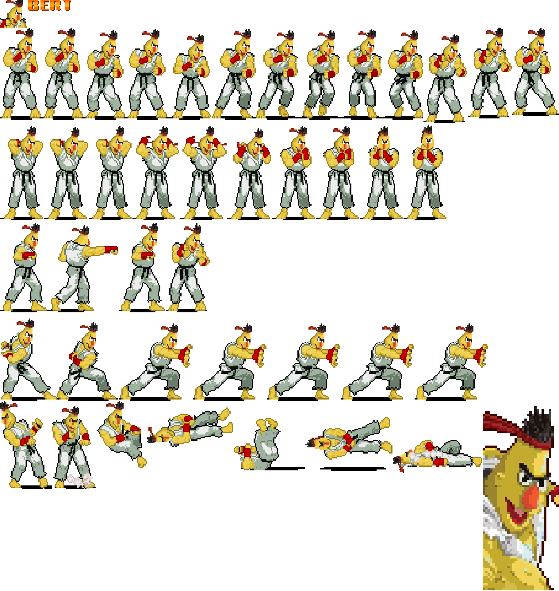 Sesame Street Fighter - Bert