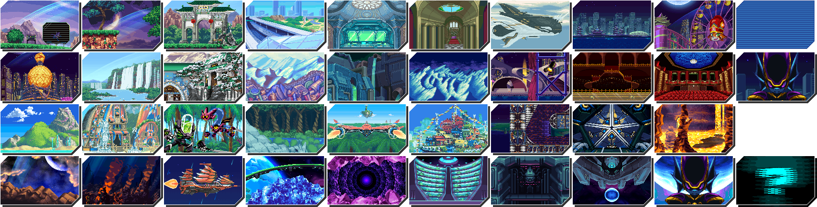 Freedom Planet 2 - Stage Icons