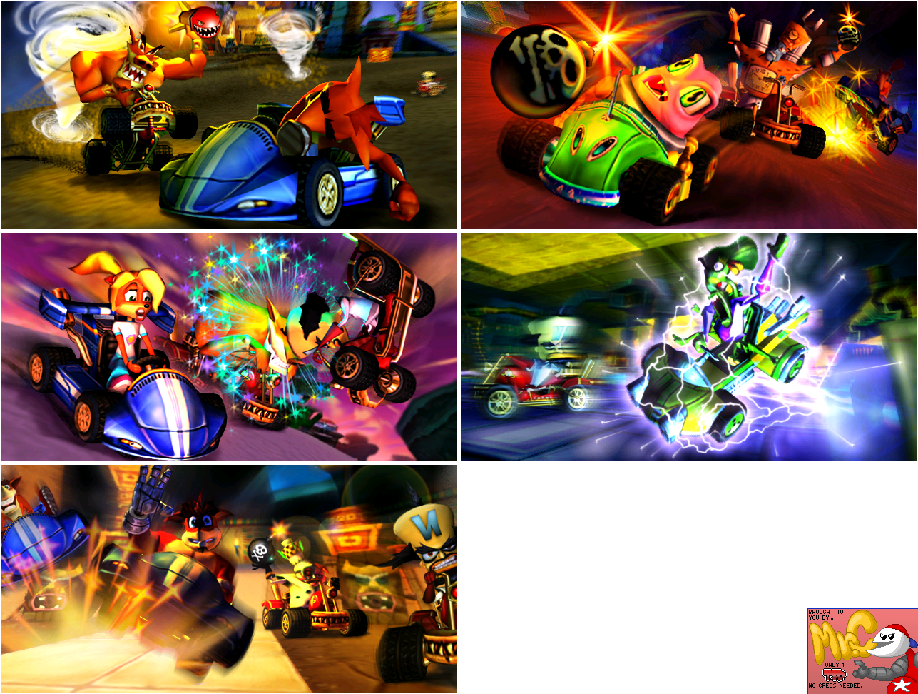 Crash Nitro Kart - Loading Screens (Battle Arenas)