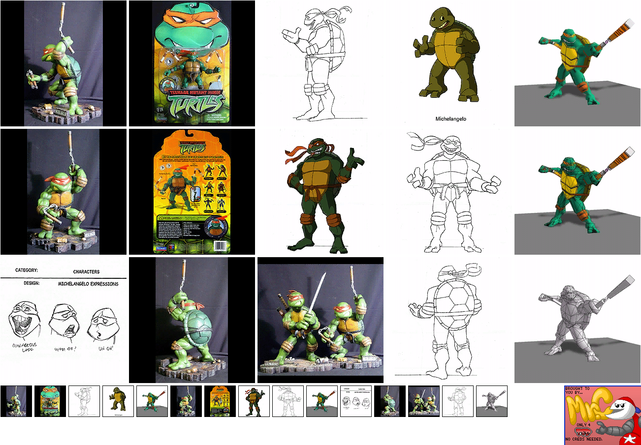 Teenage Mutant Ninja Turtles: Mutant Melee - Gallery (Michelangelo)