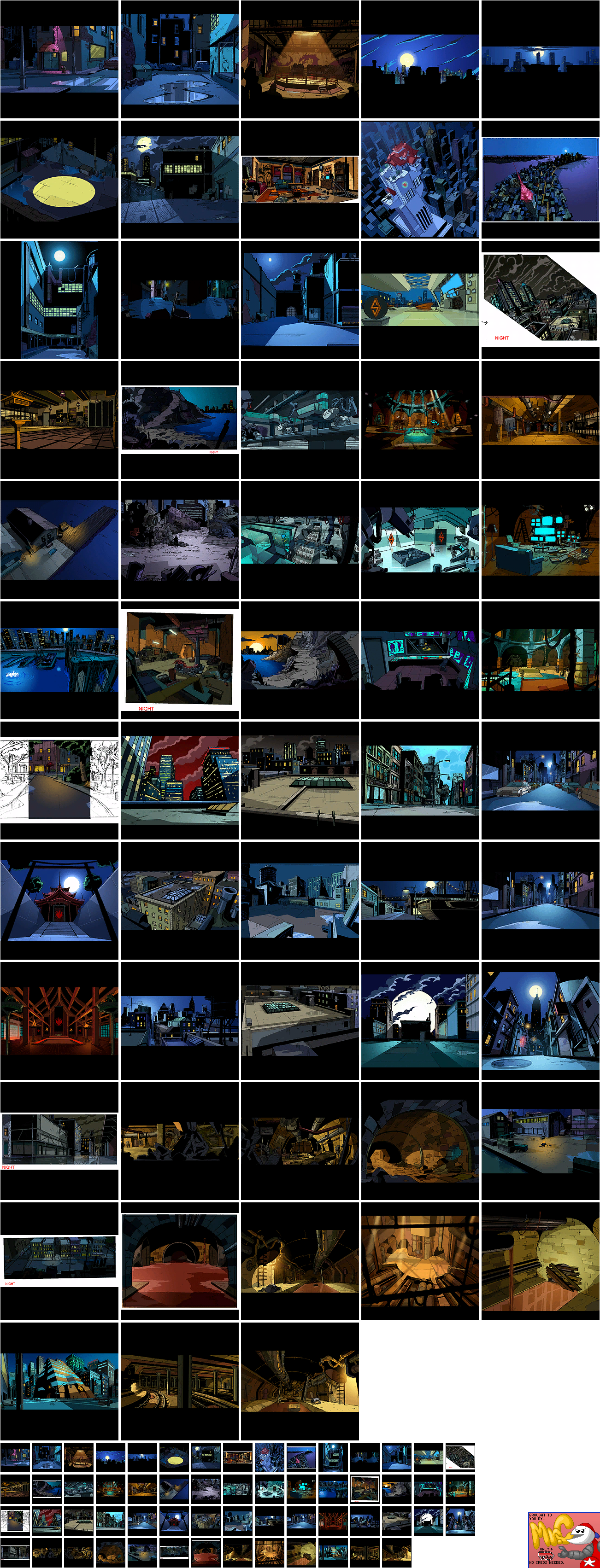 Teenage Mutant Ninja Turtles: Mutant Melee - Locations