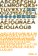 Exhumed / Powerslave - Font