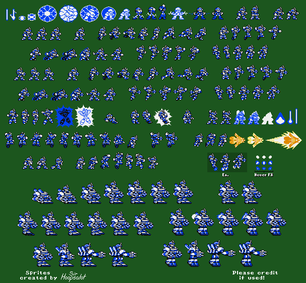 Mega Man X Customs - X (Ultimate Armor [X4], Xtreme-Style)