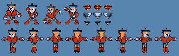 Captain N: The Game Master Customs - Topman (Mega Man NES-Style)