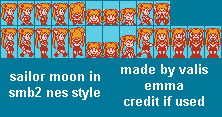 Sailor Moon (SMB2 NES-Style)