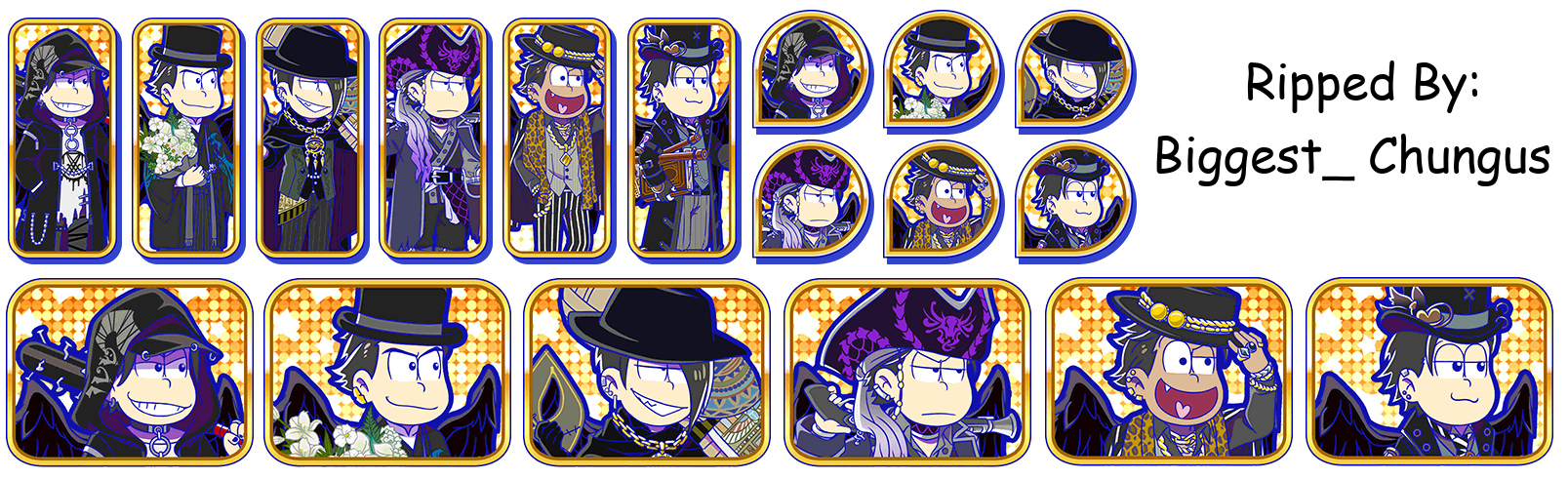 Osomatsu-san Hesokuri Wars: Battle of the NEETs - Set Icons (Akuma Worker)