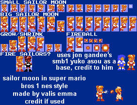 Sailor Moon (SMB1 NES-Style)