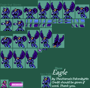 Mega Man X Customs - Storm Eagle (Mega Man 9 / 10-Style)