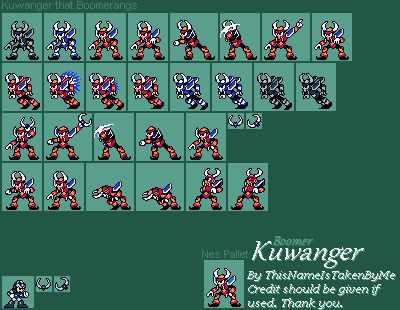 Mega Man X Customs - Boomer Kuwanger (Mega Man 9 / 10-Style)
