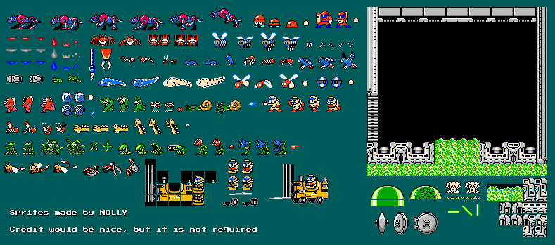 Mega Man Customs - Mega Man PC Enemies (NES-Style)