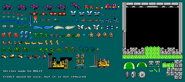 Mega Man PC Enemies (NES-Style)