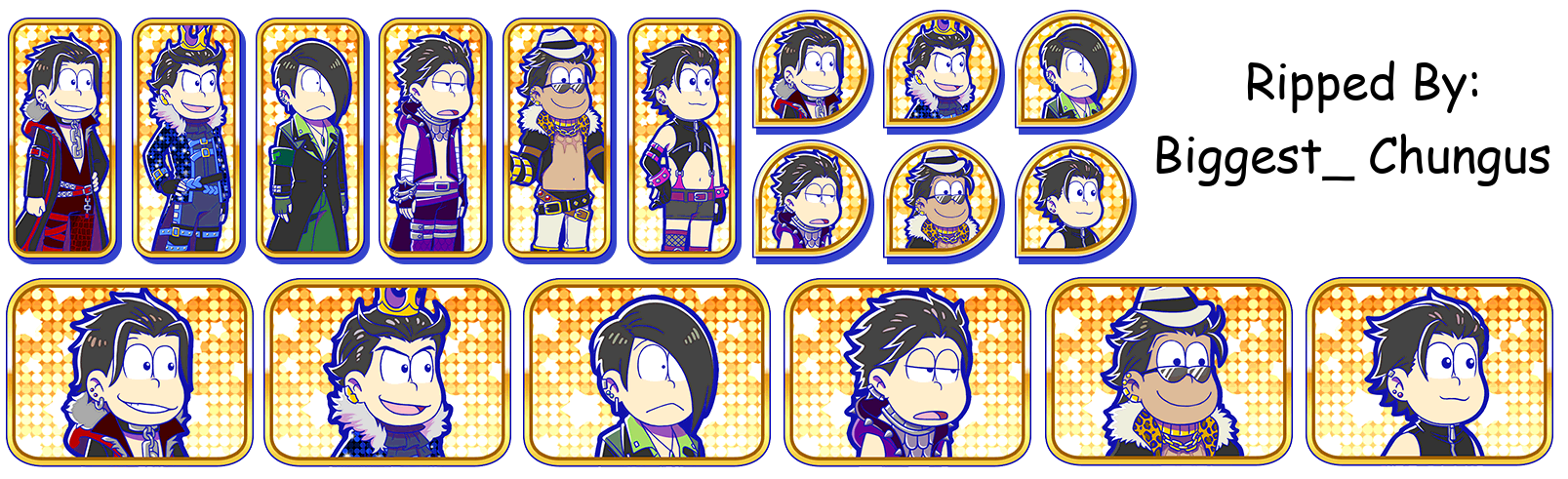 Osomatsu-san Hesokuri Wars: Battle of the NEETs - Set Icons (Akuma Worker: Remote)