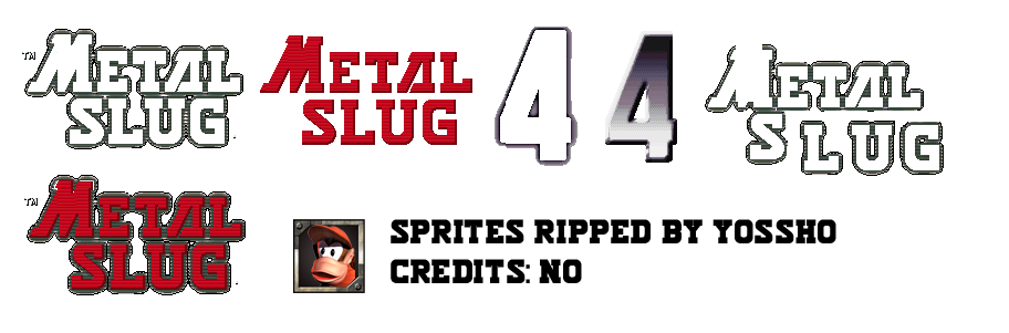 Metal Slug 4 - Title Screen (Beta)