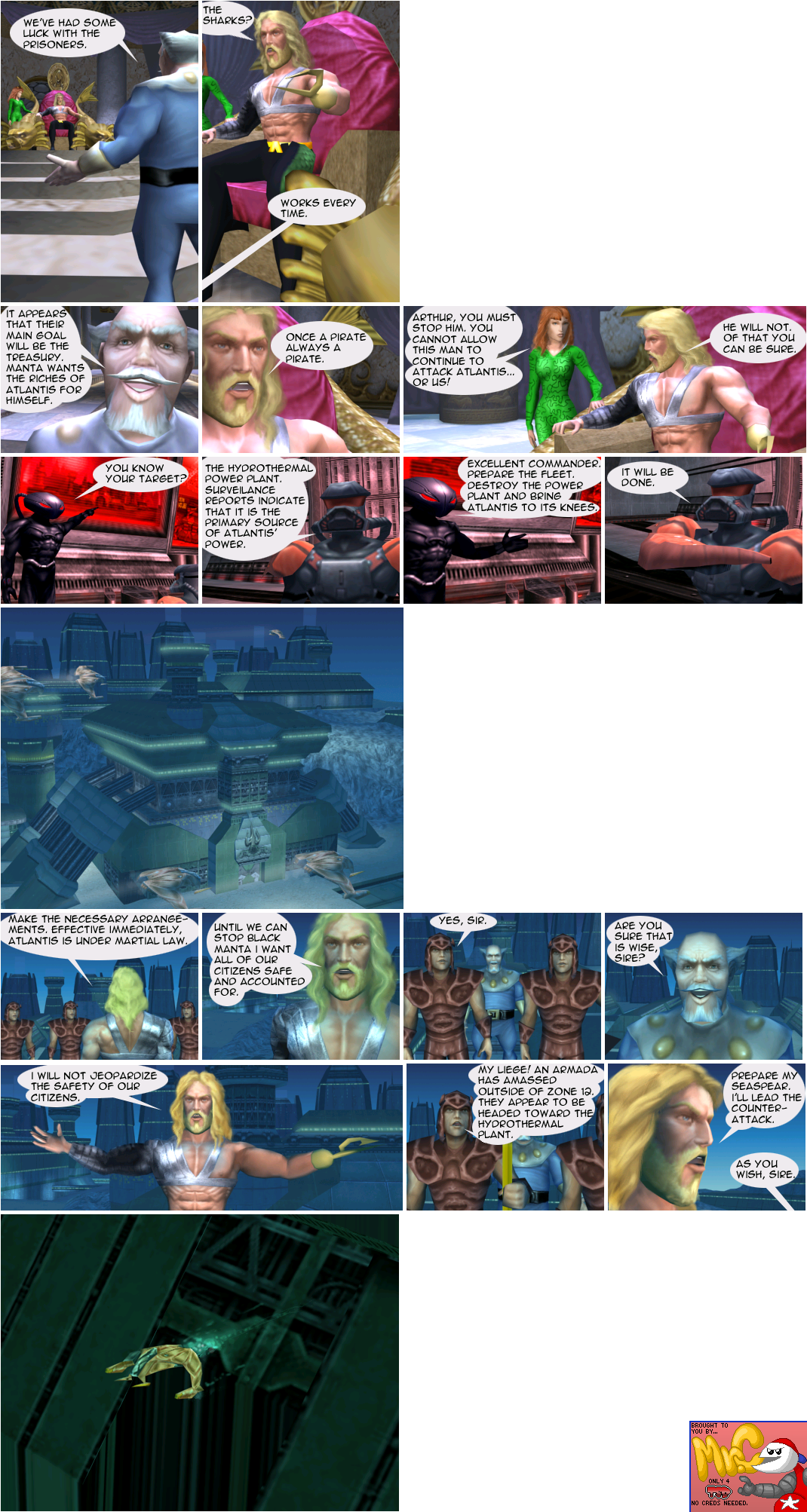 Aquaman: Battle for Atlantis - Cutscene 03