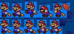 Raccoon Mario (Paper Mario-Style)