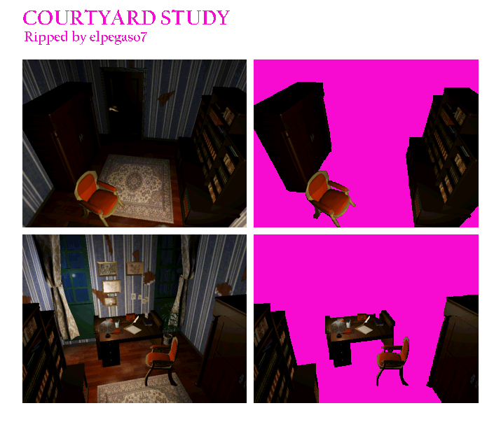Resident Evil - Courtyard Study