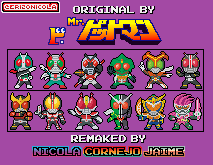 Kamen Rider Customs - Mr. Dotman Kamen Riders