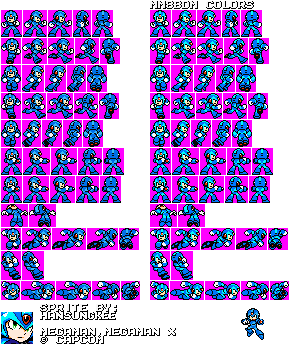 Mega Man X Customs - X (Mega Man 8-bit Deathmatch-Style)
