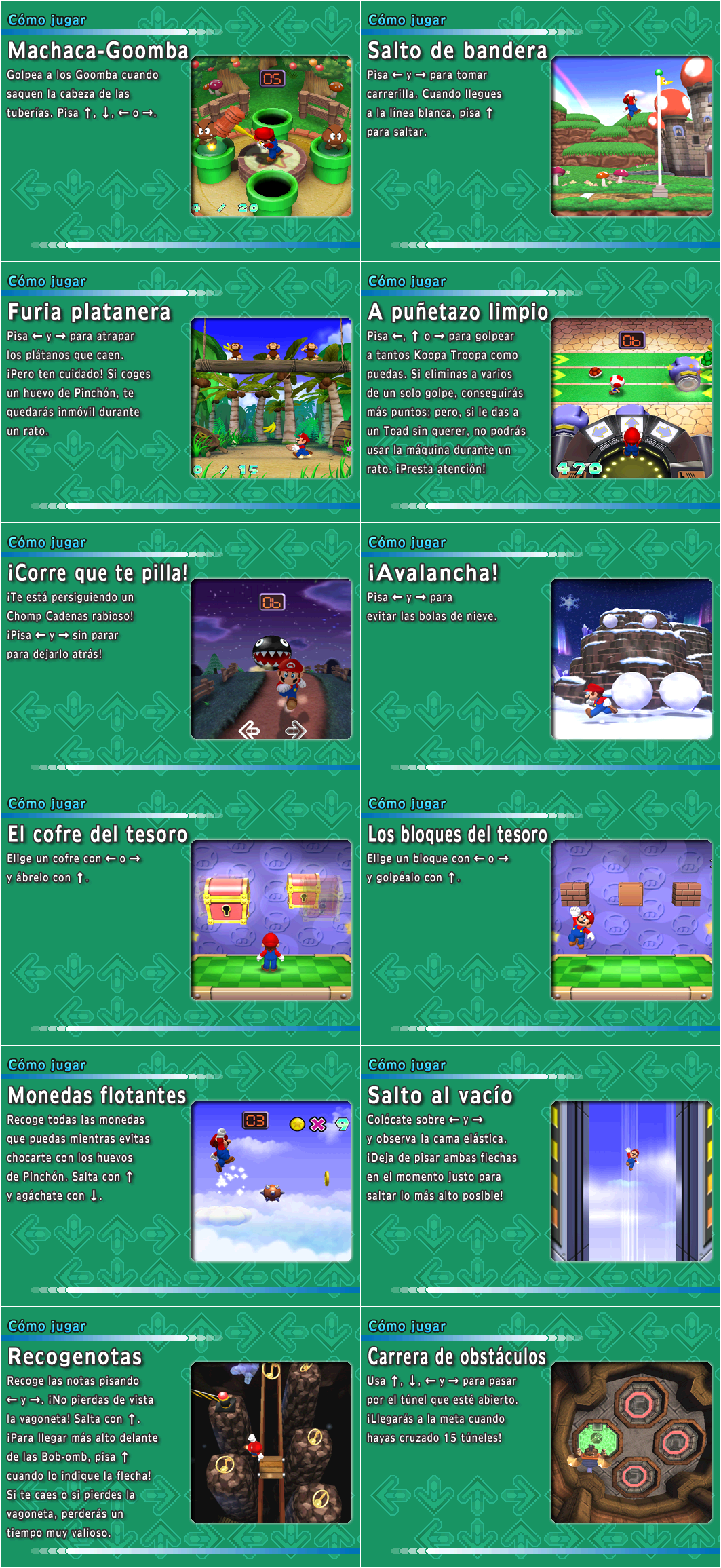 Minigame Instructions (Spanish)