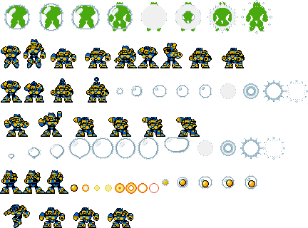 Mega Man Customs - Burst Man (Battle & Fighters-Style)