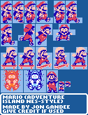 Mario (Adventure Island NES-Style)