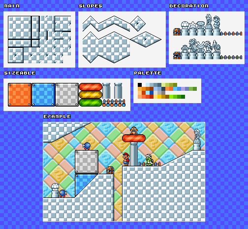 Bonus Tileset (Super Mario Bros. 3 SNES-Style)