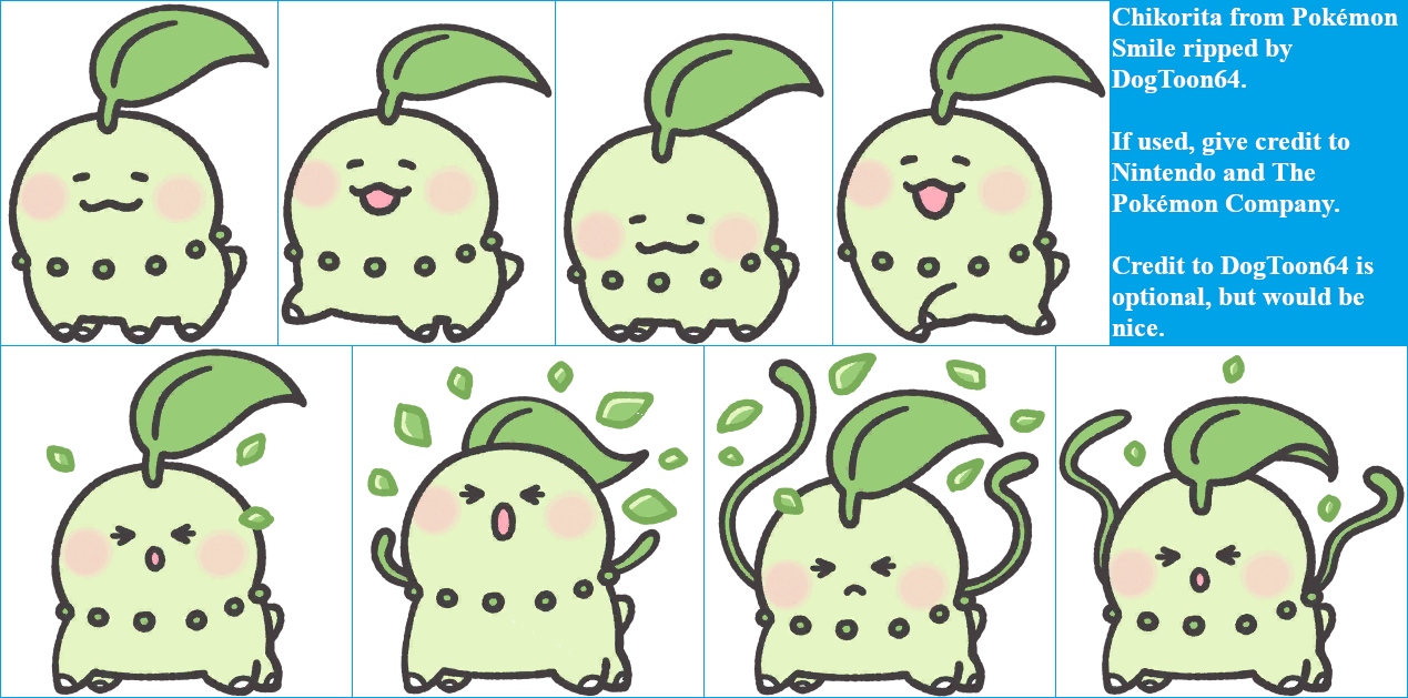 Pokémon Smile - #152 Chikorita