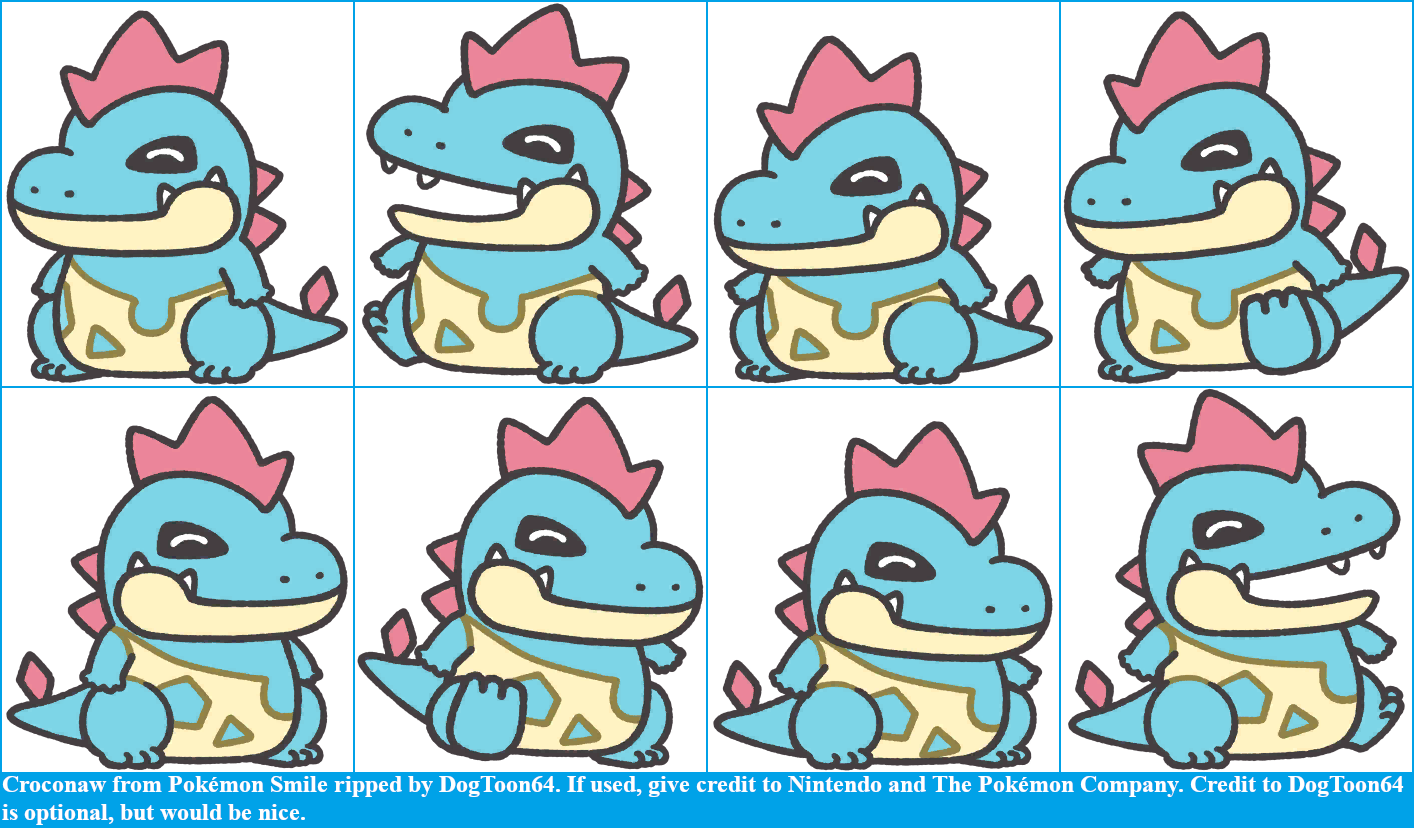 Pokémon Smile - #159 Croconaw