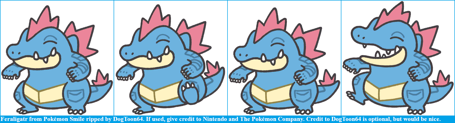 Pokémon Smile - #160 Feraligatr