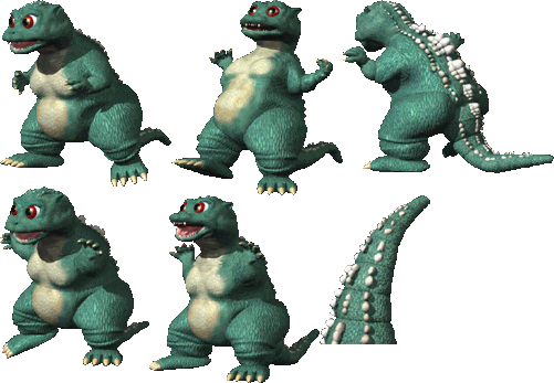 Godzilla: Trading Battle (JPN) - Little Godzilla