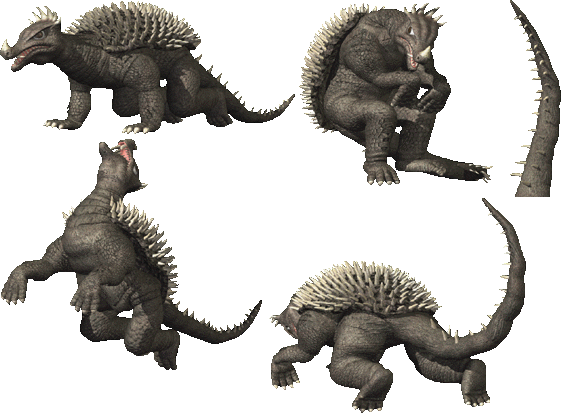 Godzilla: Trading Battle (JPN) - Anguirus