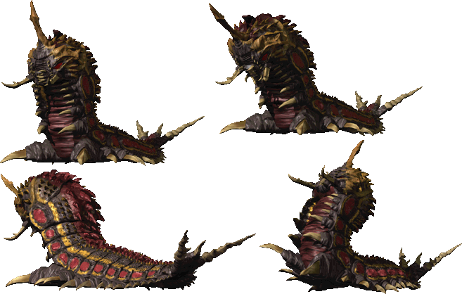 Godzilla: Trading Battle (JPN) - Battra Larva