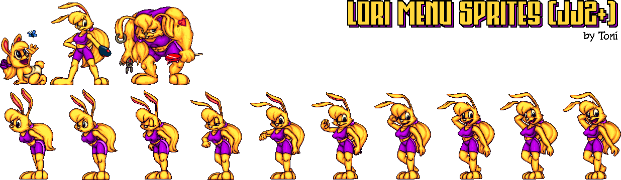 Lori Menu Sprites