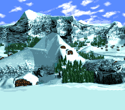 Donkey Kong Country 3: Dixie Kong's Double Trouble - Snow Background