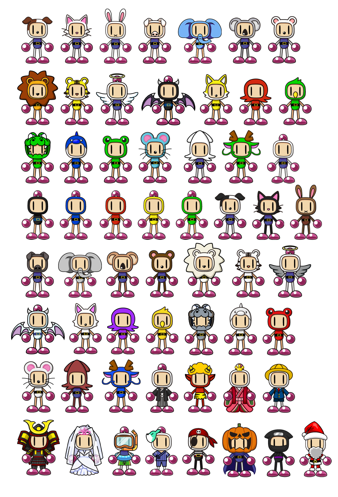 Bomberman 100 Man Battle - Bombers (Menu)