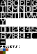 Mountain King (Atari 5200) - Font