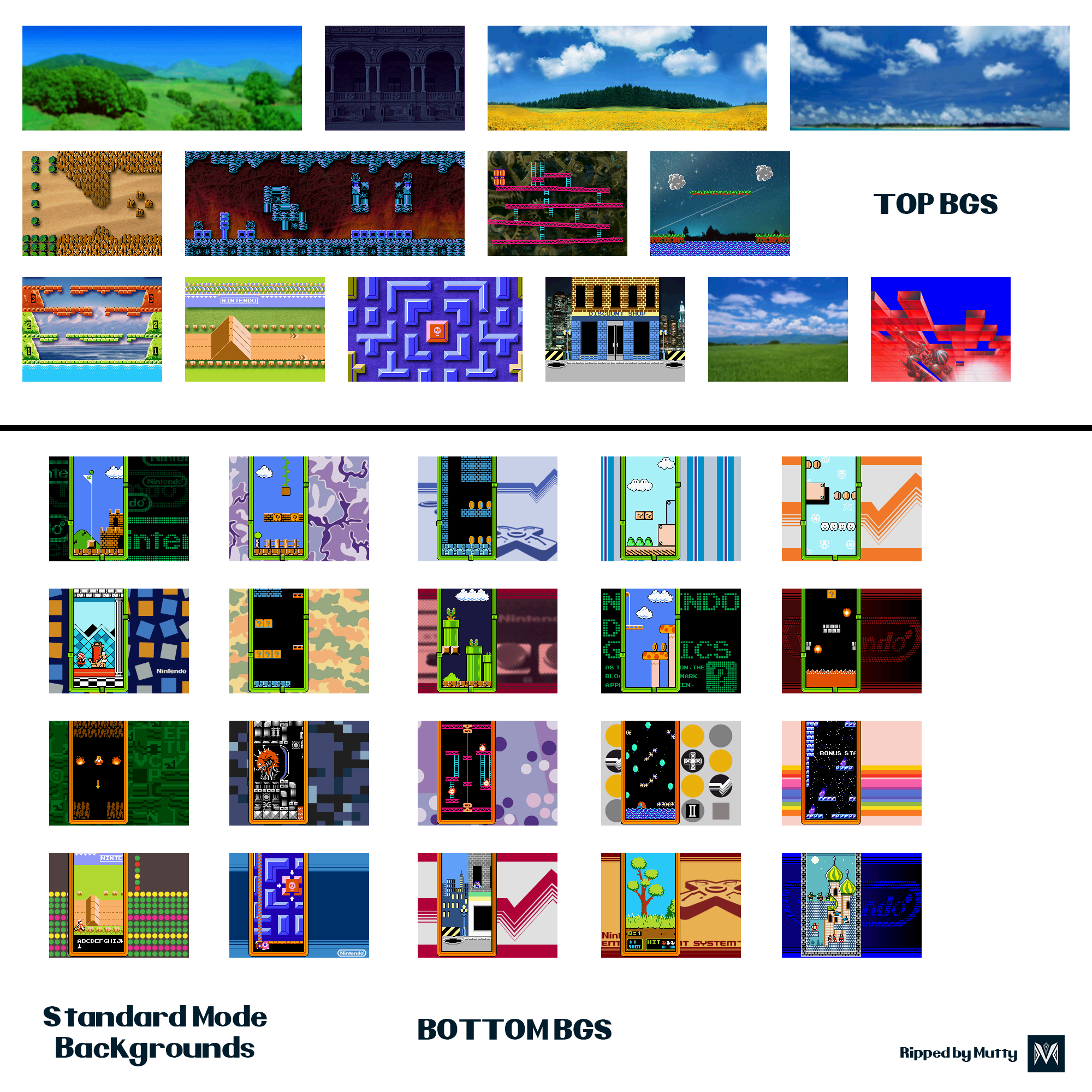 Tetris DS - Standard Mode - Backgrounds