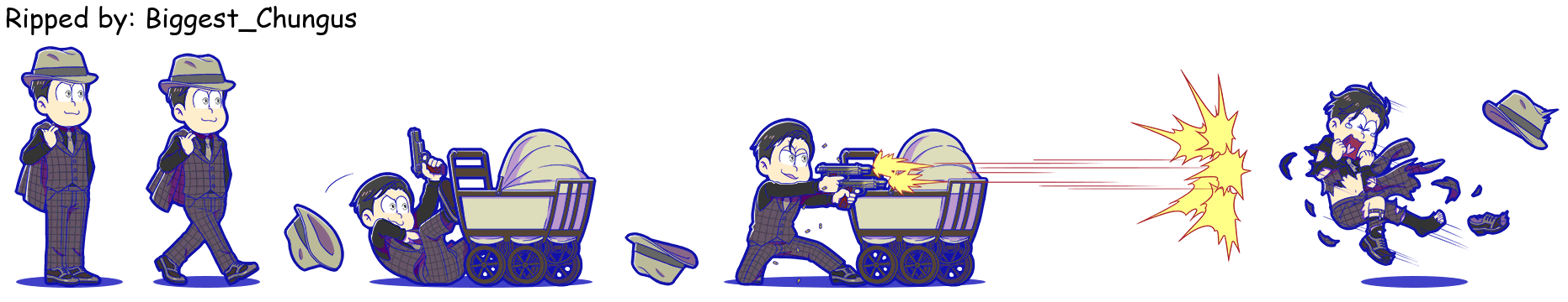 Osomatsu-san Hesokuri Wars: Battle of the NEETs - Todomatsu (Mobster)