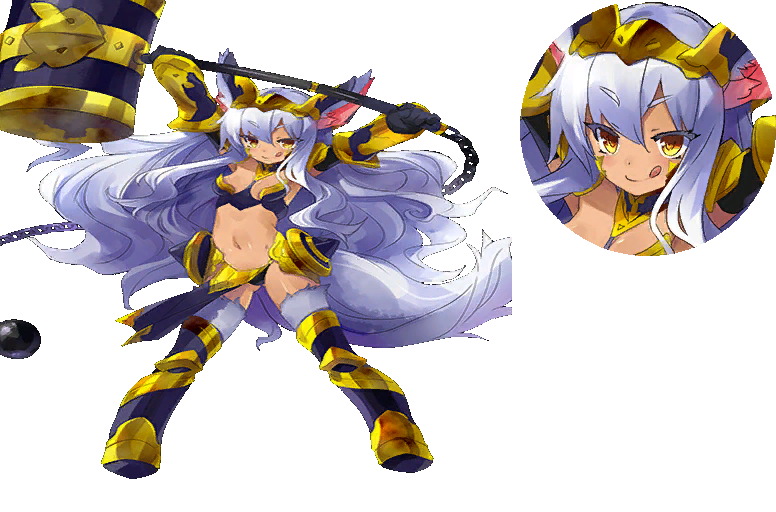 Kai-Ri-Sei Million Arthur - #0008 Werewolf Knight - Type 2 Little Wolf Girl Ulit