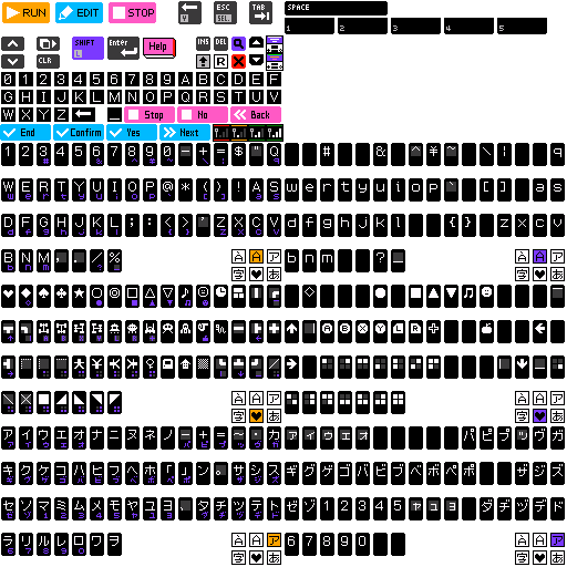 Petit Computer - Keyboard UI