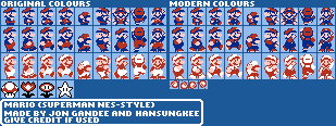 Mario Customs - Mario (Superman NES-Style)