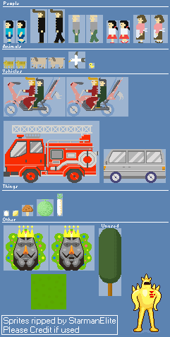 8-Bit Katamari Damacy - Objects