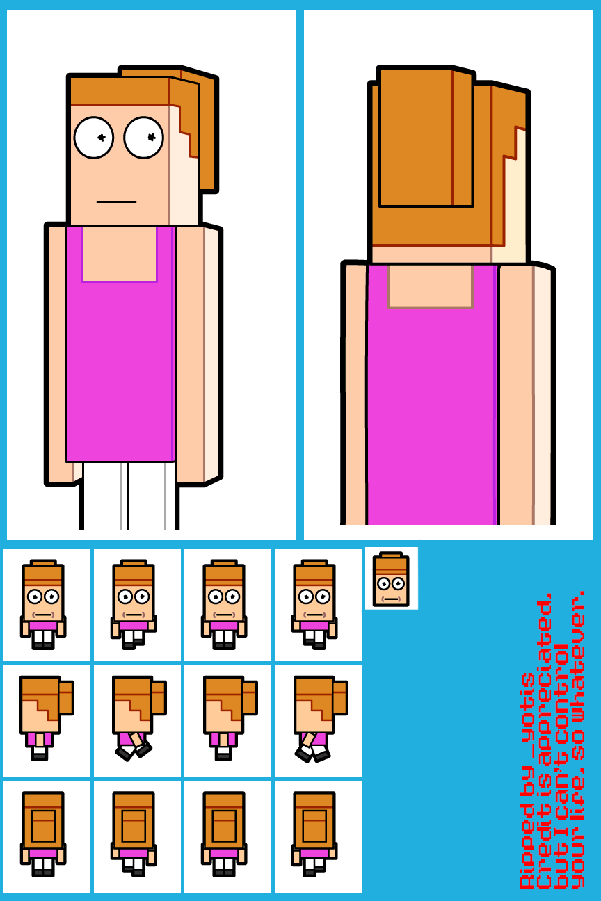 Pocket Mortys - Blocky Summer