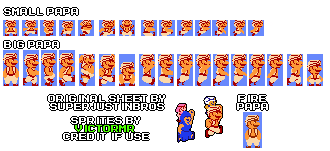 Doki Doki Panic Customs - Papa (SMB1 NES-Style)