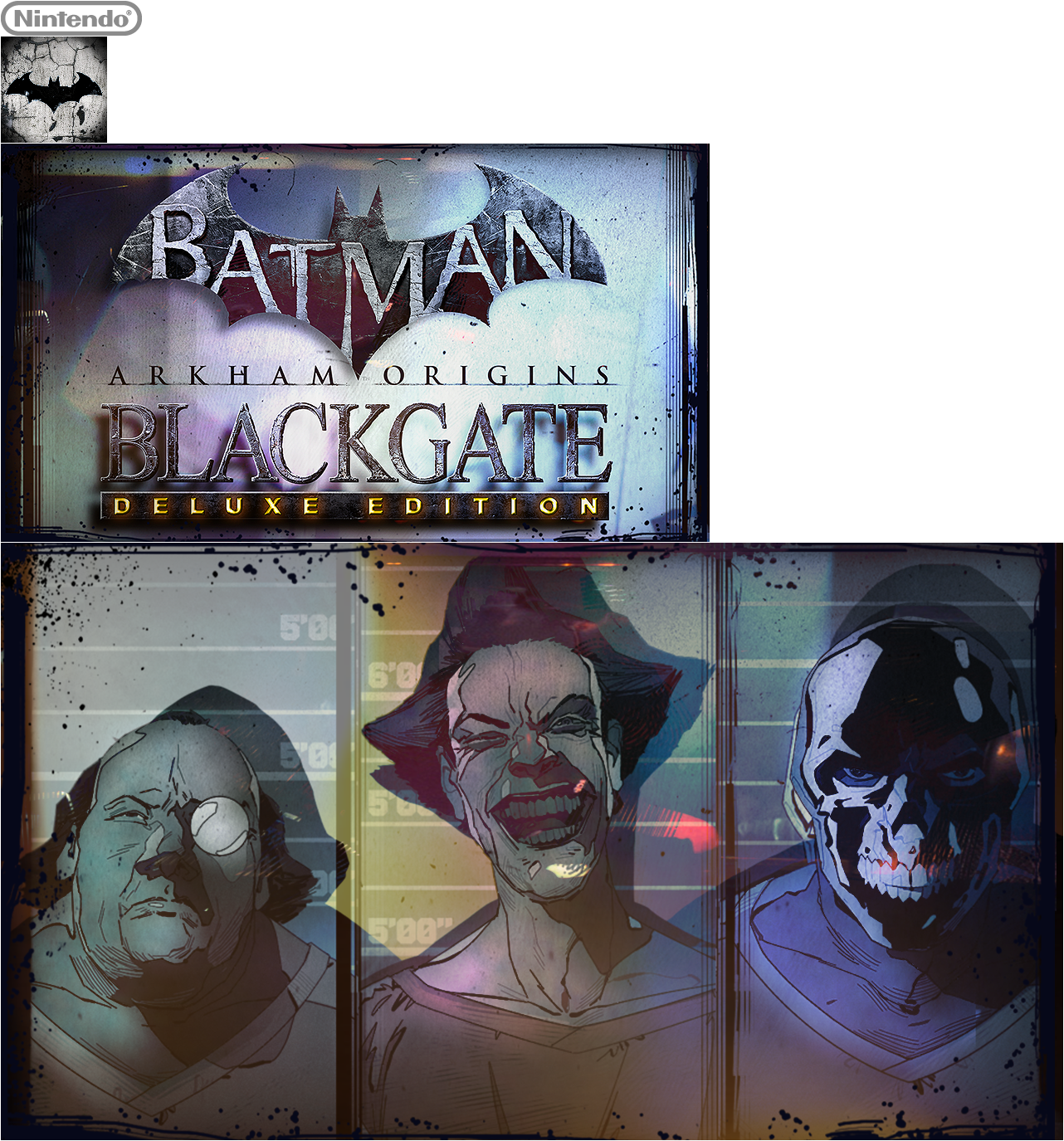 Batman: Arkham Origins Blackgate Deluxe Edition - HOME Menu Icon & Banners